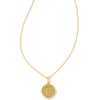 image:imageKendra Scott 14k GoldPlated Brass Letter AZ Disc Reversible Pendant Necklace Fashion Jewelry for WomenLetter F