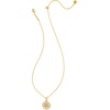 image:imageKendra Scott 14k GoldPlated Brass Letter AZ Disc Reversible Pendant Necklace Fashion Jewelry for WomenLetter G