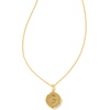 image:imageKendra Scott 14k GoldPlated Brass Letter AZ Disc Reversible Pendant Necklace Fashion Jewelry for WomenLetter G