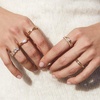 image:imageKendra Scott Leighton 14k GoldPlated Brass Pearl Band Ring in White Pearl Fashion Jewelry for Women Size 6