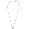 image:imageKendra Scott Letters AZ Pendant Necklace for Women Fashion Jewelry RhodiumPlated BrassLetter B