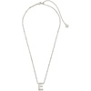 image:imageKendra Scott Letters AZ Pendant Necklace for Women Fashion Jewelry RhodiumPlated BrassLetter E