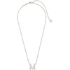 image:imageKendra Scott Letters AZ Pendant Necklace for Women Fashion Jewelry RhodiumPlated BrassLetter M