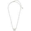 image:imageKendra Scott Letters AZ Pendant Necklace for Women Fashion Jewelry RhodiumPlated BrassLetter W