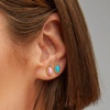 image:imageKendra Scott Mini Ellie 14k GoldPlated Stud Earrings Fashion Jewelry for WomenGOLD  TURQUOISE