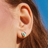 image:imageKendra Scott Mini Ellie 14k GoldPlated Stud Earrings Fashion Jewelry for WomenGOLD  TURQUOISE