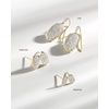 image:imageKendra Scott White Diamond Marisa Stud Earrings in 14k Gold Fine Jewelry for Women14K WHITE GOLD  CRYSTAL CLEAR DIAMOND
