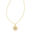 image:imageKendra Scott 14k GoldPlated Brass Letter AZ Disc Reversible Pendant Necklace Fashion Jewelry for WomenLetter G