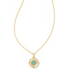 image:imageKendra Scott 14k GoldPlated Brass Letter AZ Disc Reversible Pendant Necklace Fashion Jewelry for WomenLetter O
