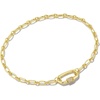 image:imageKendra Scott Bristol Chain Bracelet 18k Gold Vermeil White SapphireWHITE SAPPHIRE