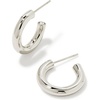 image:imageKendra Scott Colette Huggie Earrings Fashion Jewelry for WomenRHODIUM