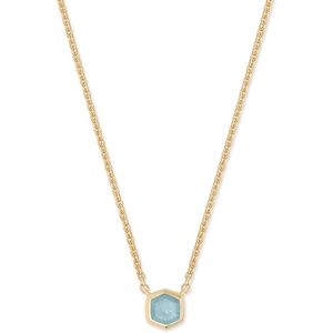 image:imageKendra Scott Davie Pendant Necklace in 18K Gold Vermeil DemiFine Jewelry for Women Aquamarine