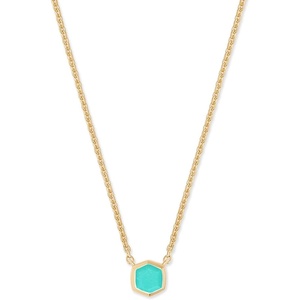 image:imageKendra Scott Davie Pendant Necklace in 18K Gold Vermeil DemiFine Jewelry for Women Chrysoprase