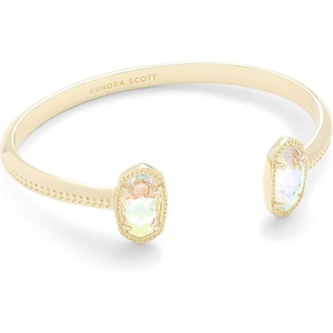 image:imageKendra Scott Elton Cuff Bracelet for Women Fashion JewelryGOLD  IRIDESCENT DICHROIC GLASS