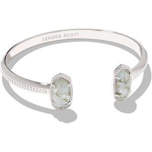 image:imageKendra Scott Elton Cuff Bracelet for Women Fashion JewelryRHODIUM  BRONZE VEINED AQUAMARINE  SMITHSONITE