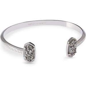 image:imageKendra Scott Elton Cuff Bracelet for Women Fashion JewelryRHODIUM  PLATINUM DRUSY