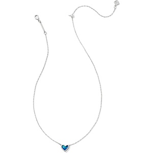 image:imageKendra Scott Framed Ari Heart Pendant Necklace Fashion Jewelry for WomenSilver Mood Stone
