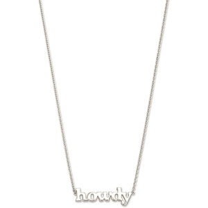 image:imageKendra Scott Howdy Pendant Necklace in Sterling Silver DemiFine Jewelry for Women