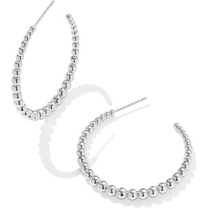 image:imageKendra Scott Josie Hoop Earrings Fashion Jewelry for WomenRHODIUM