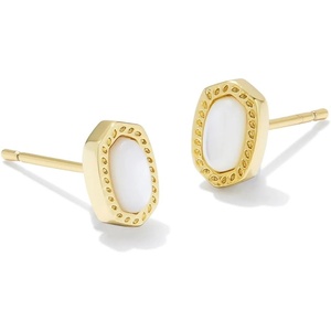 image:imageKendra Scott Mini Ellie 14k GoldPlated Stud Earrings Fashion Jewelry for WomenGOLD  IVORY MOTHER OF PEARL