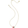 image:imageKendra Scott Ari Heart Emilie Pendant Necklace Fashion Jewelry for WomenGOLD  RED ILLUSION AND EMERALD CATS EYE