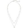 image:imageKendra Scott Ari Heart Multistrand Necklace Fashion Jewelry for WomenRHODIUM METAL