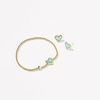 image:imageKendra Scott Ari Heart Stud Earrings Fashion Jewelry for WomenGOLD  BRIGHT AQUA DRUSY
