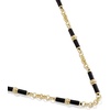 image:imageKendra Scott Bree Beaded Link And Chain NecklaceGOLD BLACK AGATE