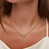 image:imageKendra Scott Bristol Link Necklace 18K Gold Vermeil DemiFine Jewelry for Women White Sapphire