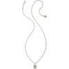 image:imageKendra Scott Crystal Letter Short Pendant Necklace Fashion Jewelry for WomenLetter B RHODIUMPLATED