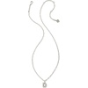 image:imageKendra Scott Crystal Letter Short Pendant Necklace Fashion Jewelry for WomenLetter D RHODIUMPLATED
