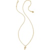 image:imageKendra Scott Crystal Letter Short Pendant Necklace Fashion Jewelry for WomenLetter F GOLDPLATED