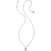image:imageKendra Scott Crystal Letter Short Pendant Necklace Fashion Jewelry for WomenLetter G RHODIUMPLATED