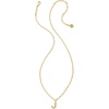 image:imageKendra Scott Crystal Letter Short Pendant Necklace Fashion Jewelry for WomenLetter J GOLDPLATED