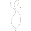 image:imageKendra Scott Crystal Letter Short Pendant Necklace Fashion Jewelry for WomenLetter J RHODIUMPLATED
