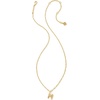 image:imageKendra Scott Crystal Letter Short Pendant Necklace Fashion Jewelry for WomenLetter M GOLDPLATED