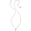 image:imageKendra Scott Crystal Letter Short Pendant Necklace Fashion Jewelry for WomenLetter P RHODIUMPLATED