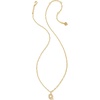 image:imageKendra Scott Crystal Letter Short Pendant Necklace Fashion Jewelry for WomenLetter Q GOLDPLATED