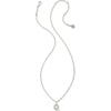 image:imageKendra Scott Crystal Letter Short Pendant Necklace Fashion Jewelry for WomenLetter Q RHODIUMPLATED