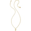 image:imageKendra Scott Crystal Letter Short Pendant Necklace Fashion Jewelry for WomenLetter V GOLDPLATED