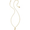 image:imageKendra Scott Crystal Letter Short Pendant Necklace Fashion Jewelry for WomenLetter X GOLDPLATED