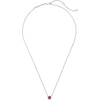image:imageKendra Scott Davie Pendant Necklace in Sterling Silver DemiFine Jewelry for Women Red Garnet