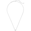 image:imageKendra Scott Davie Pendant Necklace in Sterling Silver DemiFine Jewelry for Women Rock Crystal