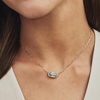 image:imageKendra Scott Elisa Luxe Pendant Necklace Fashion Jewelry for WomenGOLDLIGHT BLUE CUBIC ZIRCONIA