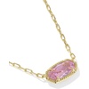 image:imageKendra Scott Elisa Luxe Pendant Necklace Fashion Jewelry for WomenGOLDLIGHT PINK CUBIC ZIRCONIA