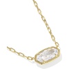 image:imageKendra Scott Elisa Luxe Pendant Necklace Fashion Jewelry for WomenGOLDWHITE CUBIC ZIRCONIA