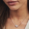 image:imageKendra Scott Elisa Luxe Pendant Necklace Fashion Jewelry for WomenRHODIUMWHITE CUBIC ZIRCONIA