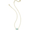image:imageKendra Scott Elisa Pendant Necklace for Women Fashion Jewelry GoldPlated Brass Light Teal Kyocera Opal
