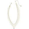 image:imageKendra Scott Elisa Triple Strand Necklace Fashion Jewelry for WomenLIGHT TEAL KYOCERA OPAL