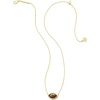 image:imageKendra Scott Football Short Pendant Necklace Fashion Jewelry for WomenGOLD  ORANGE GOLDSTONE
